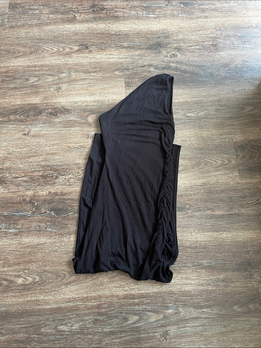 Posse Exclusive Elena Asymmetrical Black Maxi Dress Size XS - Picture 2 of 5